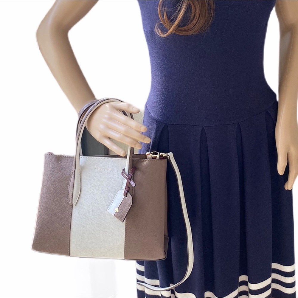 Kate♠️Spade Small Top ZIP Satchel Eva Split Handle - Picture 4 of 13